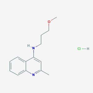 N-(3-methoxypropyl)-2-methyl-4-quinolinamine hydrochloride