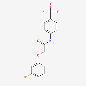 2-(3-bromophenoxy)-N-[4-(trifluoromethyl)phenyl]acetamide