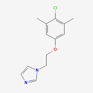 1-[2-(4-chloro-3,5-dimethylphenoxy)ethyl]-1H-imidazole