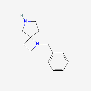 molecular formula C13H18N2 B582515 1-苄基-1,6-二氮杂螺[3.4]辛烷 CAS No. 1363381-74-1
