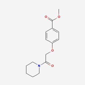 methyl 4-[2-oxo-2-(1-piperidinyl)ethoxy]benzoate