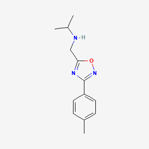 N-{[3-(4-methylphenyl)-1,2,4-oxadiazol-5-yl]methyl}-2-propanamine