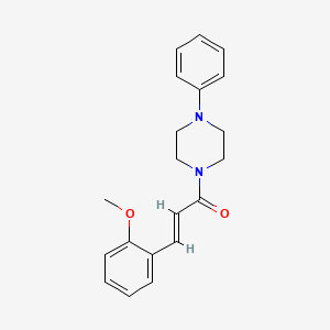 1-[3-(2-methoxyphenyl)acryloyl]-4-phenylpiperazine