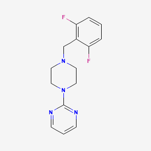 2-[4-(2,6-difluorobenzyl)-1-piperazinyl]pyrimidine