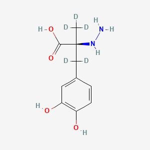 molecular formula C10H14N2O4 B582526 (S)-(-)-Carbidopa-d5 CAS No. 1426174-03-9