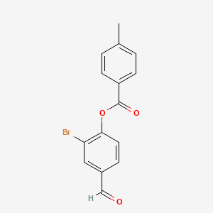 2-bromo-4-formylphenyl 4-methylbenzoate