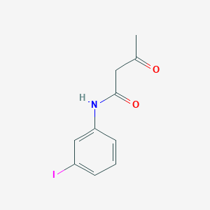 molecular formula C10H10INO2 B5825283 N-(3-碘苯基)-3-氧代丁酰胺 