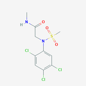 N~1~-methyl-N~2~-(methylsulfonyl)-N~2~-(2,4,5-trichlorophenyl)glycinamide