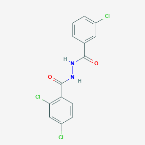 2,4-dichloro-N'-(3-chlorobenzoyl)benzohydrazide