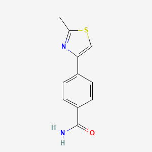 4-(2-methyl-1,3-thiazol-4-yl)benzamide