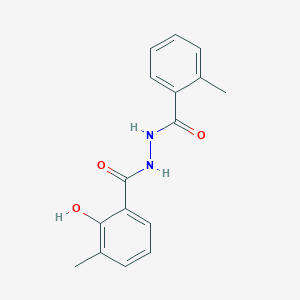 2-hydroxy-3-methyl-N'-(2-methylbenzoyl)benzohydrazide