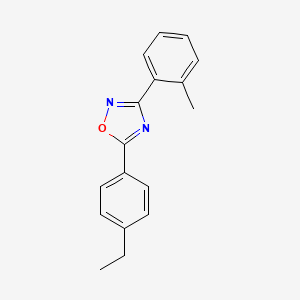 5-(4-ethylphenyl)-3-(2-methylphenyl)-1,2,4-oxadiazole