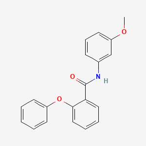 molecular formula C20H17NO3 B5825421 N-(3-methoxyphenyl)-2-phenoxybenzamide 