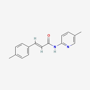 3-(4-methylphenyl)-N-(5-methyl-2-pyridinyl)acrylamide