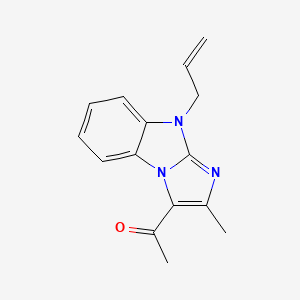 molecular formula C15H15N3O B5825644 1-(9-allyl-2-methyl-9H-imidazo[1,2-a]benzimidazol-3-yl)ethanone 