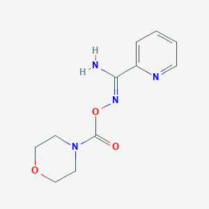 N'-[(4-morpholinylcarbonyl)oxy]-2-pyridinecarboximidamide