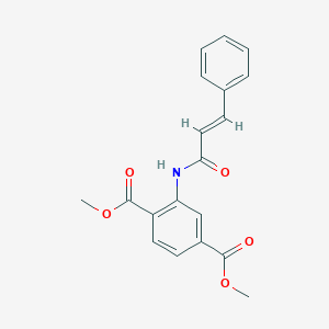 dimethyl 2-(cinnamoylamino)terephthalate