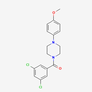 1-(3,5-dichlorobenzoyl)-4-(4-methoxyphenyl)piperazine