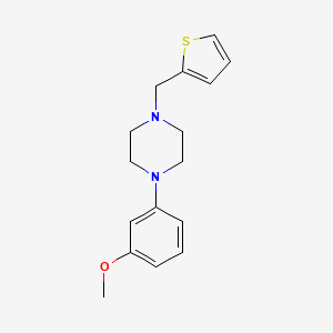 1-(3-methoxyphenyl)-4-(2-thienylmethyl)piperazine