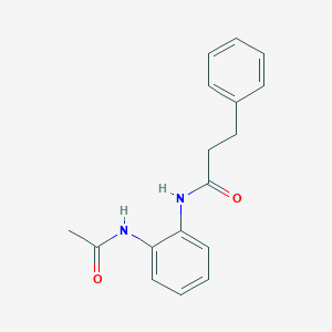 N-[2-(acetylamino)phenyl]-3-phenylpropanamide