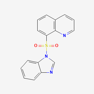 8-(1H-benzimidazol-1-ylsulfonyl)quinoline