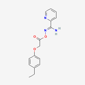 (Z)-[AMINO(PYRIDIN-2-YL)METHYLIDENE]AMINO 2-(4-ETHYLPHENOXY)ACETATE