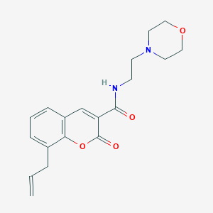 8-allyl-N-[2-(4-morpholinyl)ethyl]-2-oxo-2H-chromene-3-carboxamide