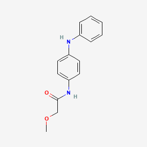 molecular formula C15H16N2O2 B5825769 N-(4-anilinophenyl)-2-methoxyacetamide 