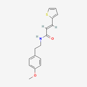 N-[2-(4-methoxyphenyl)ethyl]-3-(2-thienyl)acrylamide