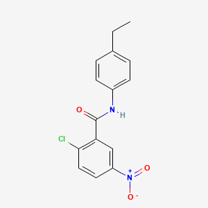 2-chloro-N-(4-ethylphenyl)-5-nitrobenzamide