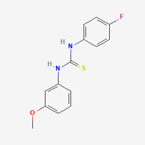 N-(4-fluorophenyl)-N'-(3-methoxyphenyl)thiourea