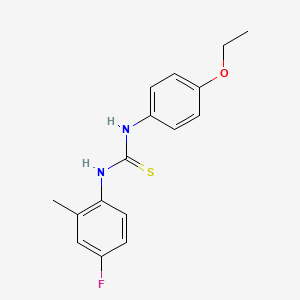 N-(4-ethoxyphenyl)-N'-(4-fluoro-2-methylphenyl)thiourea