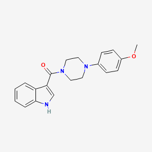 3-{[4-(4-methoxyphenyl)-1-piperazinyl]carbonyl}-1H-indole