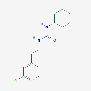 N-[2-(3-chlorophenyl)ethyl]-N'-cyclohexylurea