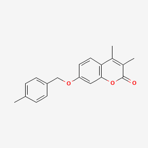 3,4-dimethyl-7-[(4-methylbenzyl)oxy]-2H-chromen-2-one