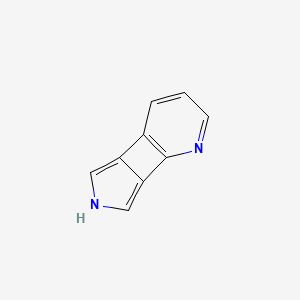 molecular formula C9H6N2 B582607 6H-Pyrrolo[3',4':3,4]cyclobuta[1,2-b]pyridine CAS No. 146076-50-8