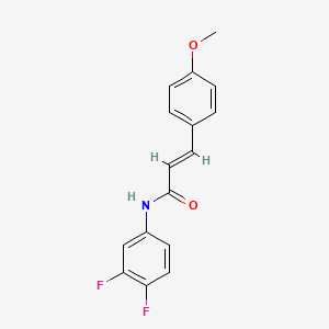 (E)-N~1~-(3,4-DIFLUOROPHENYL)-3-(4-METHOXYPHENYL)-2-PROPENAMIDE