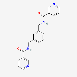 N-[(3-{[(PYRIDIN-3-YL)FORMAMIDO]METHYL}PHENYL)METHYL]PYRIDINE-3-CARBOXAMIDE