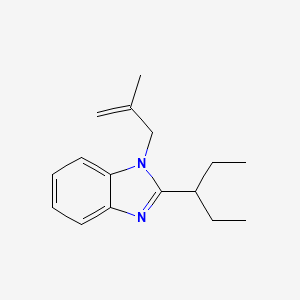 1-(2-METHYLPROP-2-EN-1-YL)-2-(PENTAN-3-YL)-1H-1,3-BENZODIAZOLE