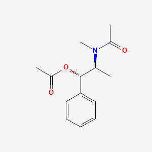 [(1S,2S)-2-[acetyl(methyl)amino]-1-phenylpropyl] acetate