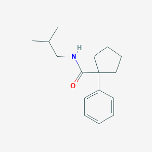 N-isobutyl-1-phenylcyclopentanecarboxamide