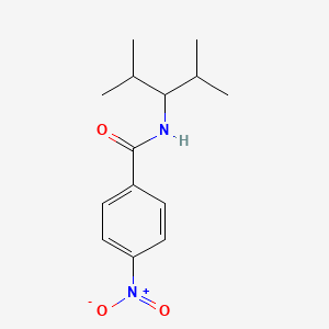 N-(2,4-dimethylpentan-3-yl)-4-nitrobenzamide