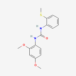 N-(2,4-dimethoxyphenyl)-N'-[2-(methylthio)phenyl]urea