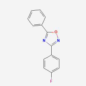 3-(4-fluorophenyl)-5-phenyl-1,2,4-oxadiazole