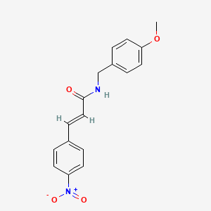 N-(4-methoxybenzyl)-3-(4-nitrophenyl)acrylamide