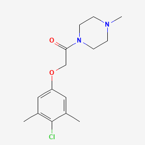 1-[(4-chloro-3,5-dimethylphenoxy)acetyl]-4-methylpiperazine