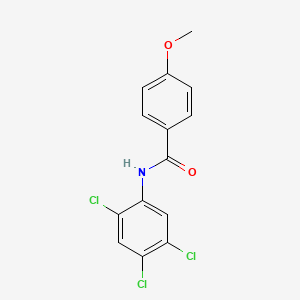 4-methoxy-N-(2,4,5-trichlorophenyl)benzamide