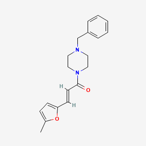 1-benzyl-4-[3-(5-methyl-2-furyl)acryloyl]piperazine