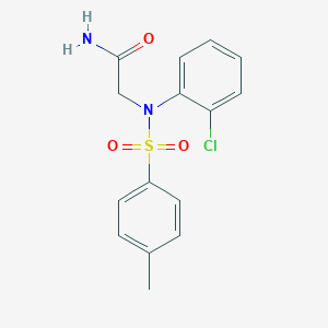 N~2~-(2-chlorophenyl)-N~2~-[(4-methylphenyl)sulfonyl]glycinamide