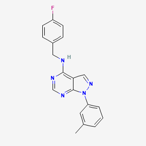 N-(4-fluorobenzyl)-1-(3-methylphenyl)-1H-pyrazolo[3,4-d]pyrimidin-4-amine